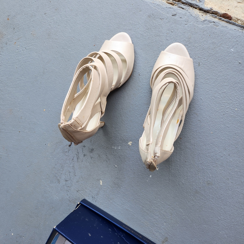 Elegant Cream Women's Heels